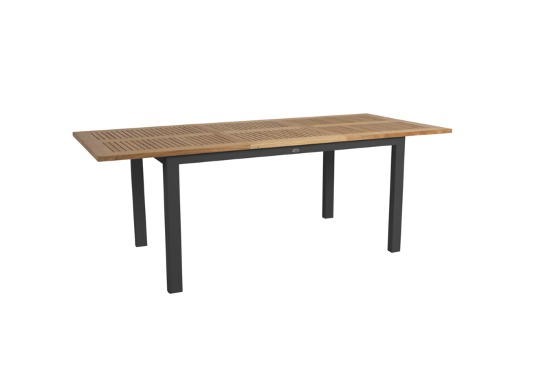 Lyon spisebord Svart/teak