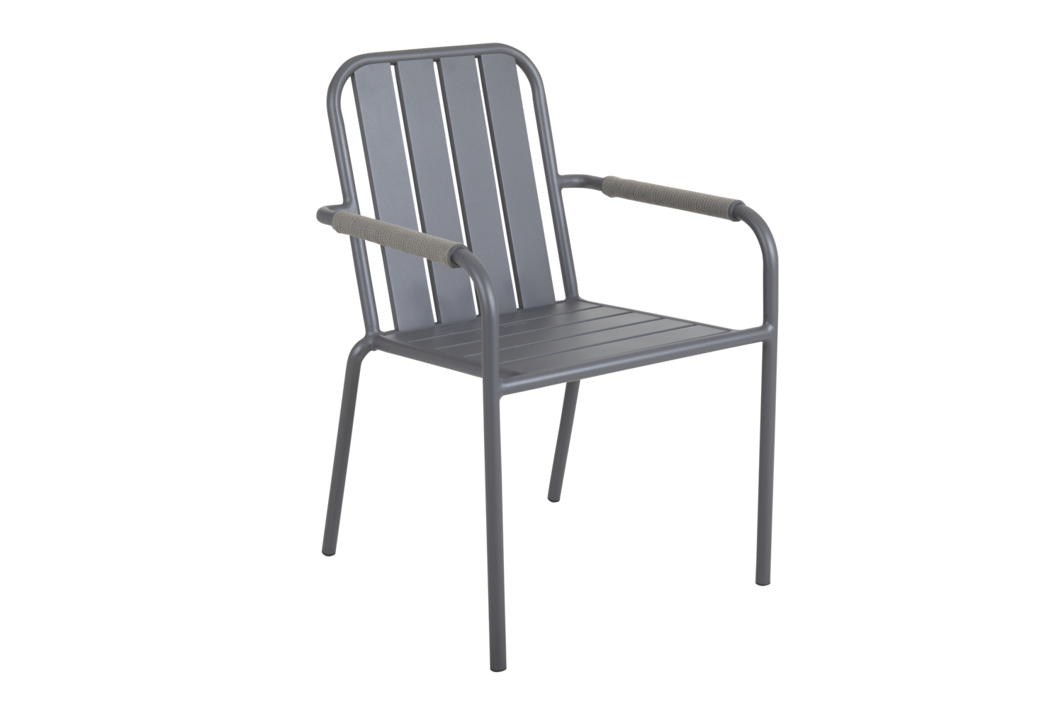 Innes stol med armlener Antracit