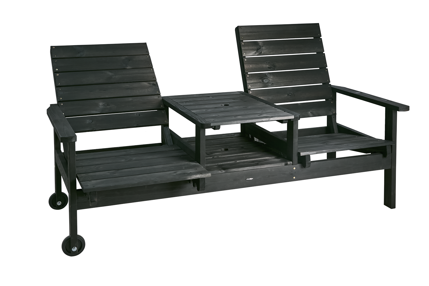 Du & Ja 2-seter sofa Svart