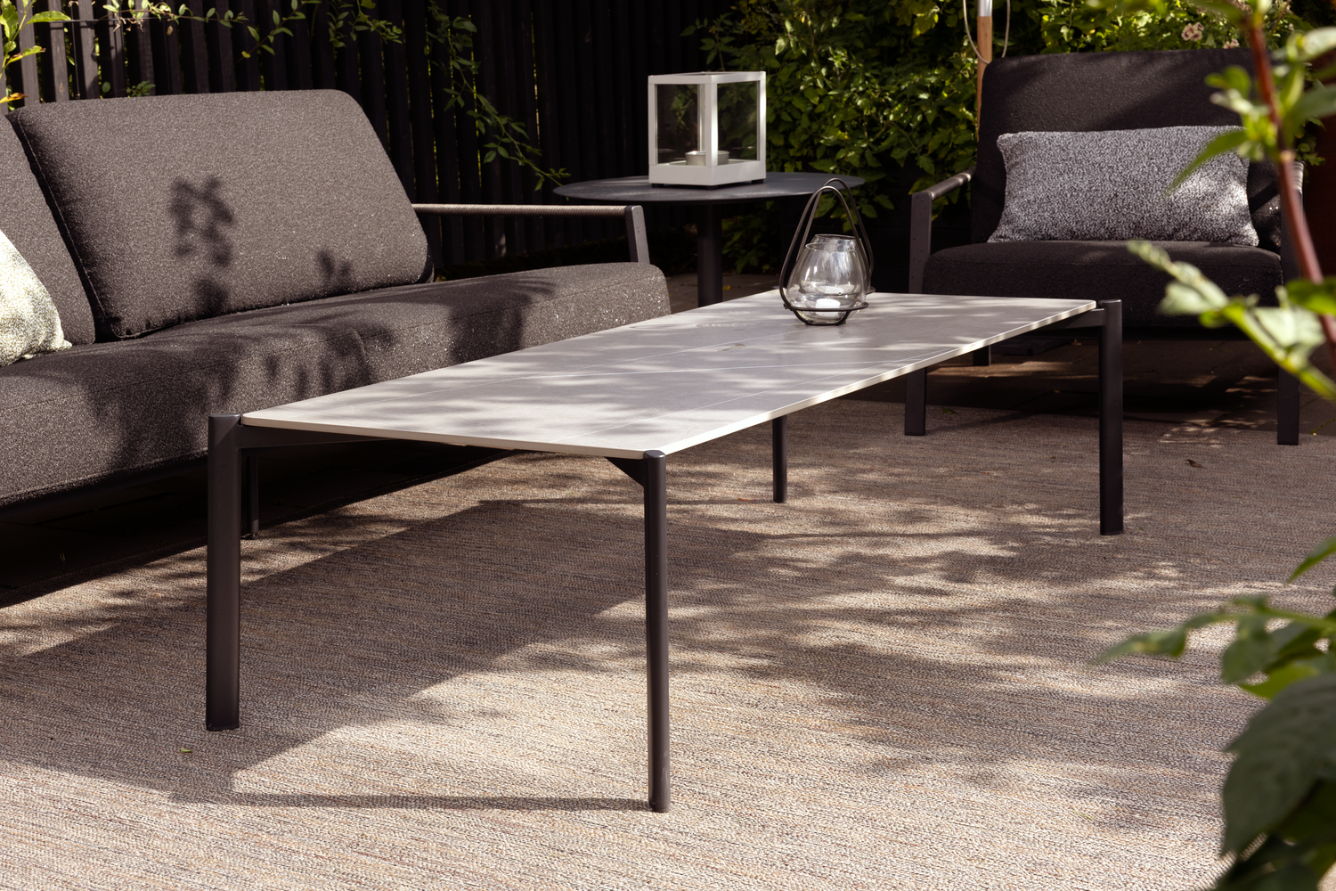 Lyra 2,5-seters sofa Svart/Teddy Black