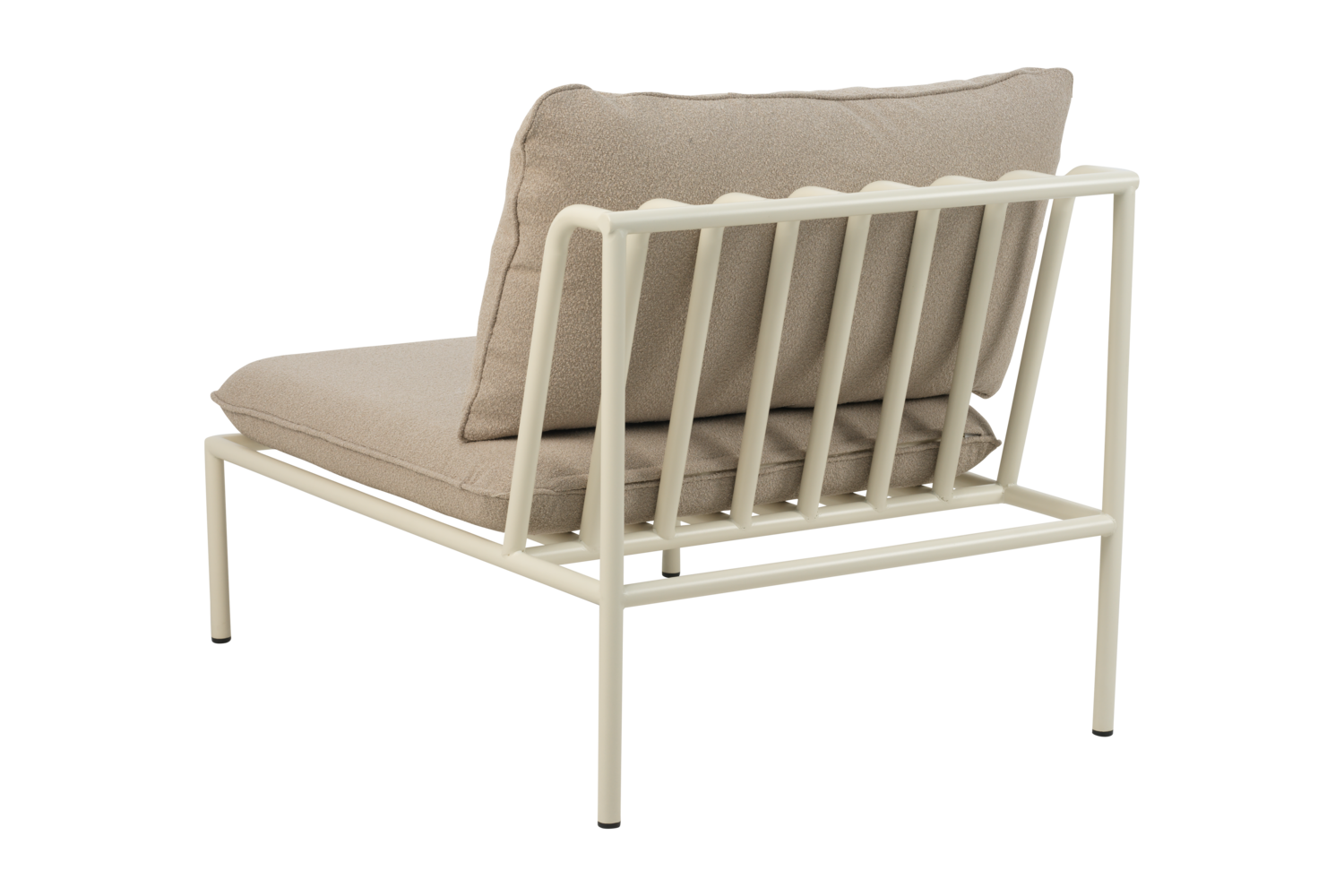 Collier midtdel Pearl White/Teddy Beige