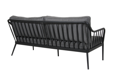 Coleville 3-seter sofa Svart/grå