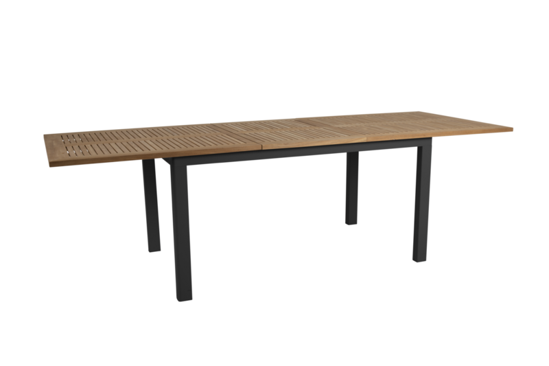 Lyon spisebord Svart/teak