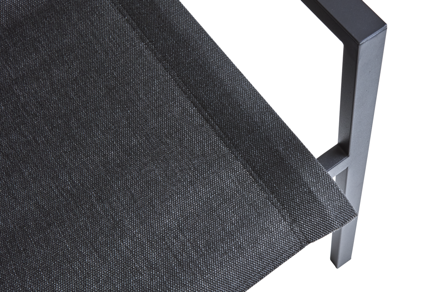 Comfy stol med armlener Svart/svart