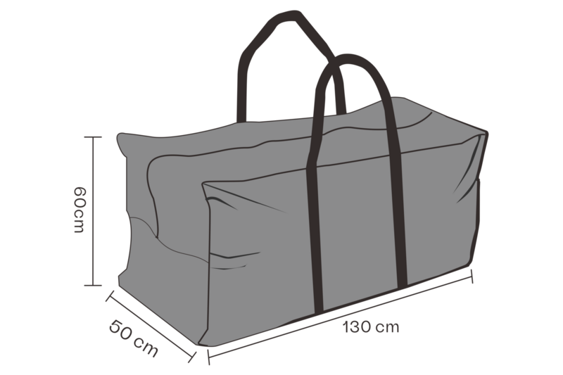Møbeltrekk cushion bag Black-Waterproof