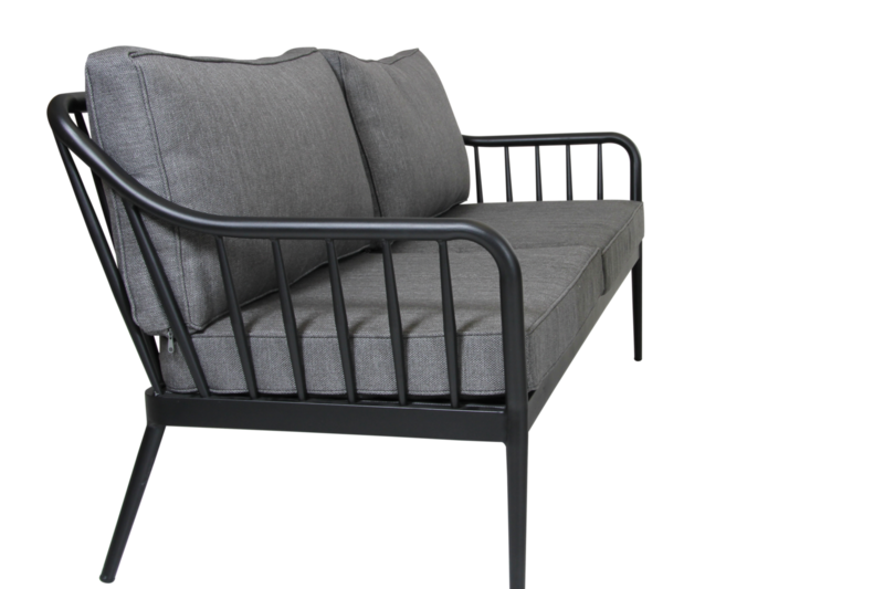 Coleville 3-seter sofa Svart/grå
