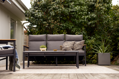 Gordon 3-seter sofa Antracit/Soft Dawn