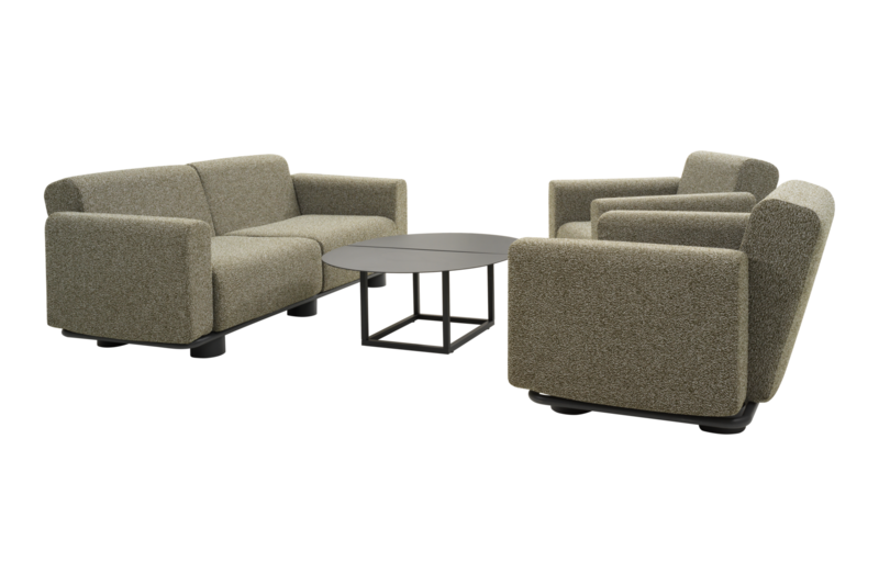 Bolster 1_Soffa_2,5-sits Antracit/Teddy Verde