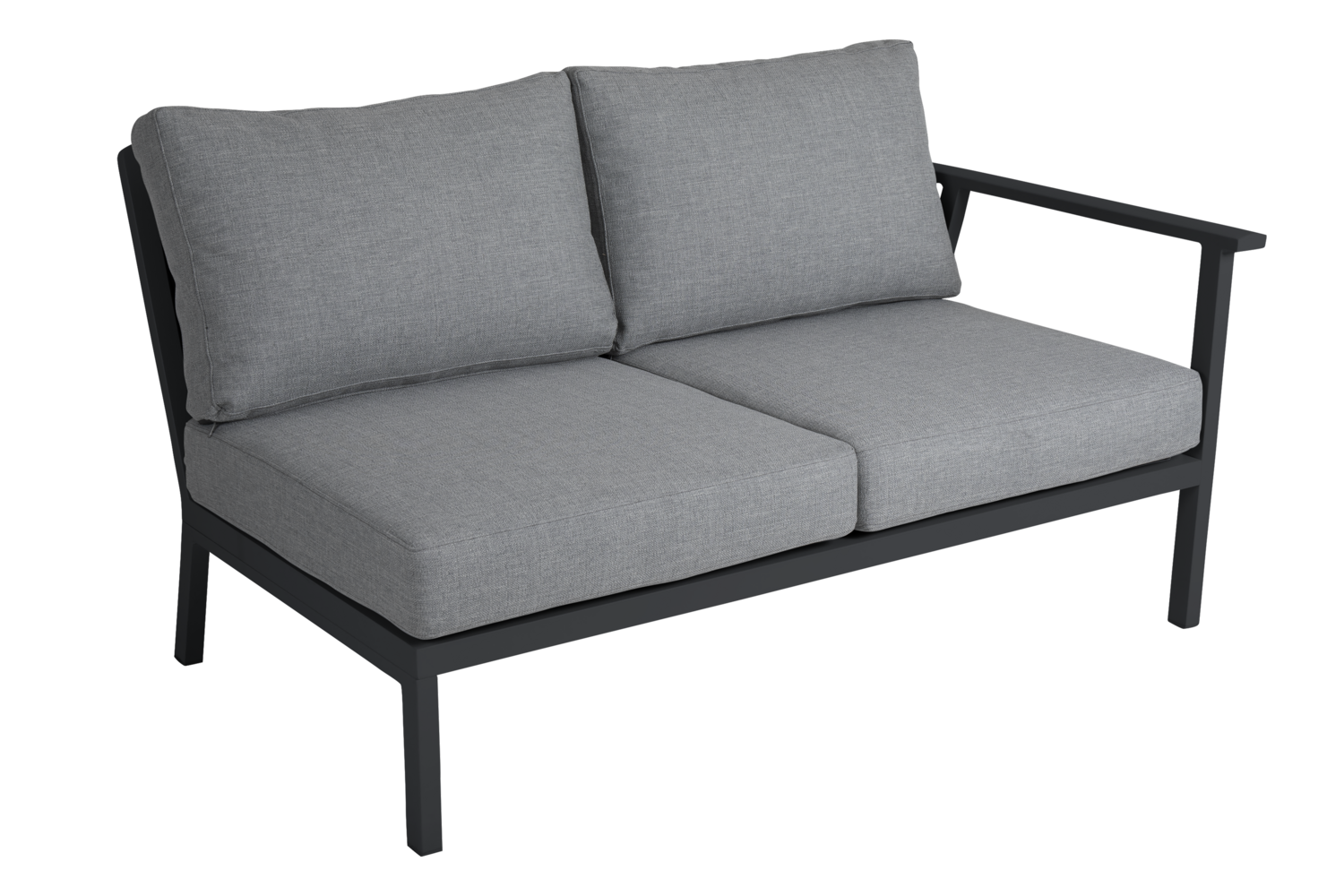 Samvaro Low endestykke Antracit/grå