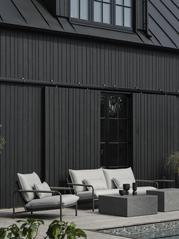 Lerberget 2,5-seter sofa Antracit/ash