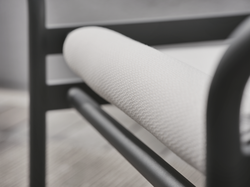 Sling 3-seter sofa Anthracite/Vanilla White