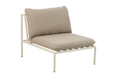 Collier midtdel Pearl White/Teddy Beige