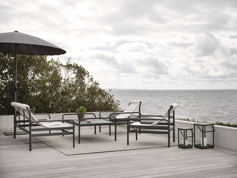 Sling 3-seter sofa Anthracite/Vanilla White