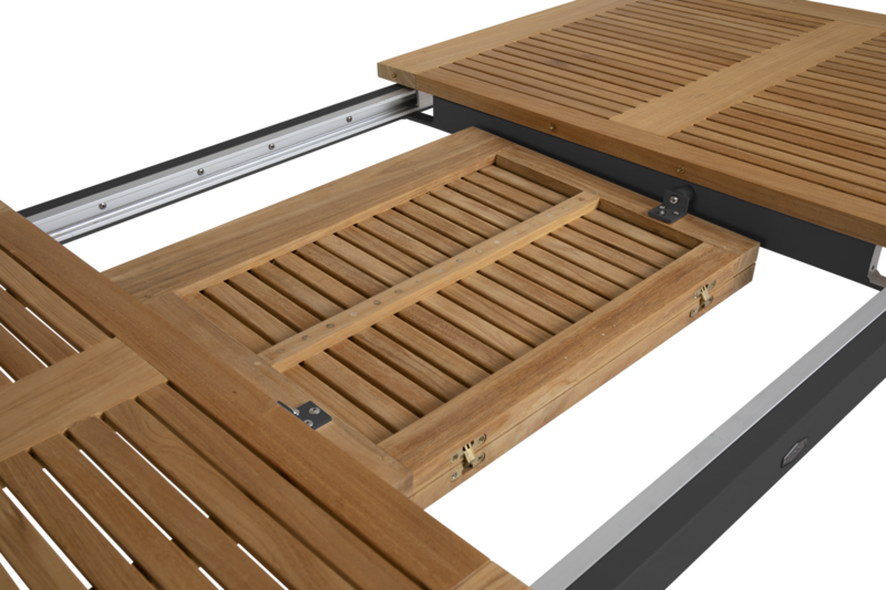 Lyon spisebord Svart/teak