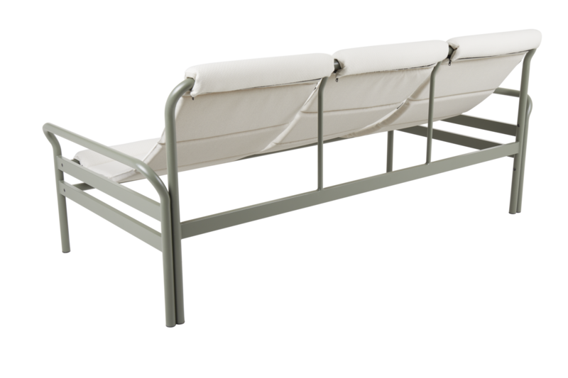 Sling 3-seter sofa Nordic Green/Vanilla White