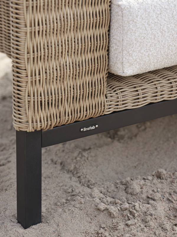 Shell 2,5-seter sofa Rustik/Teddy Rice