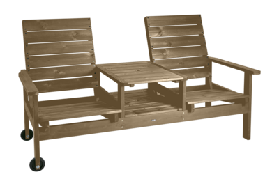 Du & Ja 2-seter sofa Brun