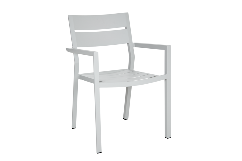 Delia stol med armlener Light Grey