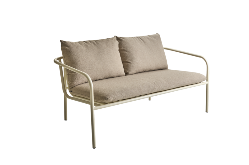 Bendt 2-seter sofa Pearl White/Teddy Beige