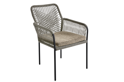 Vira stol med armlener Mud Brown/Anthracite