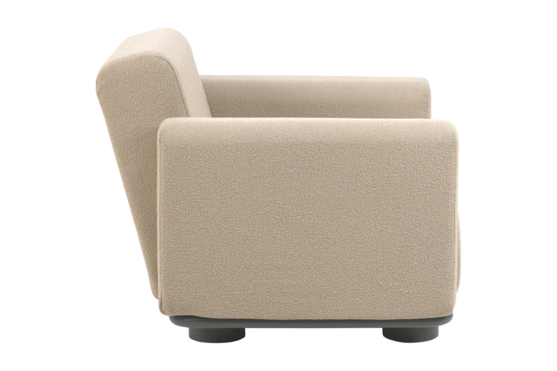 Bolster lenestol Antracit/Teddy Beige
