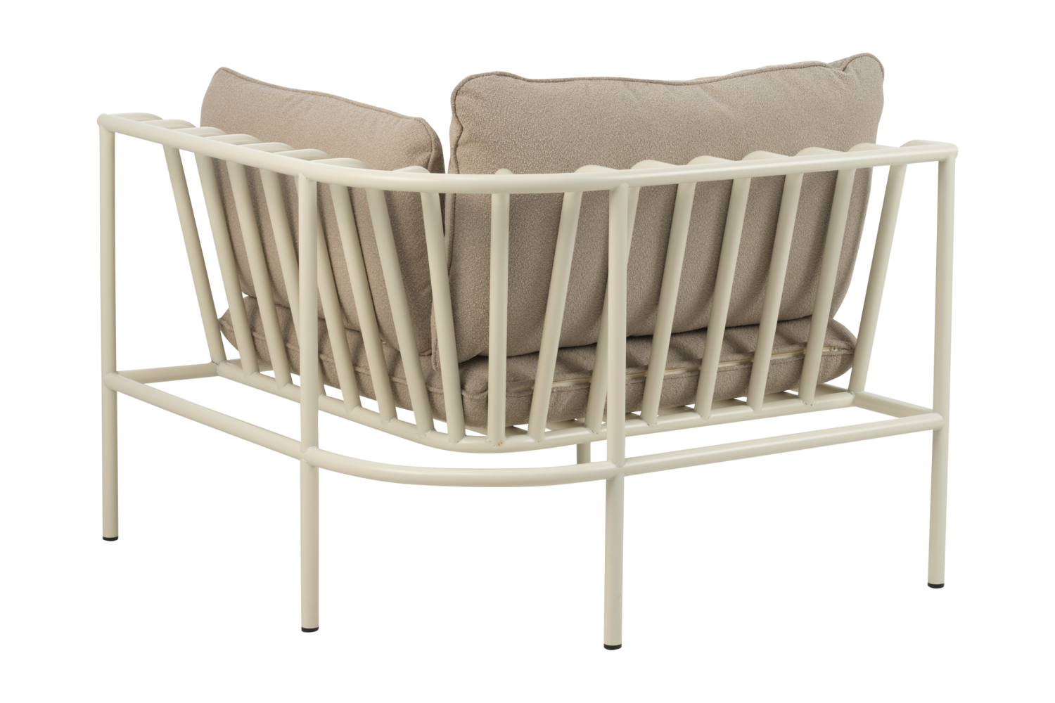 Collier hjørne Pearl White/Teddy Beige