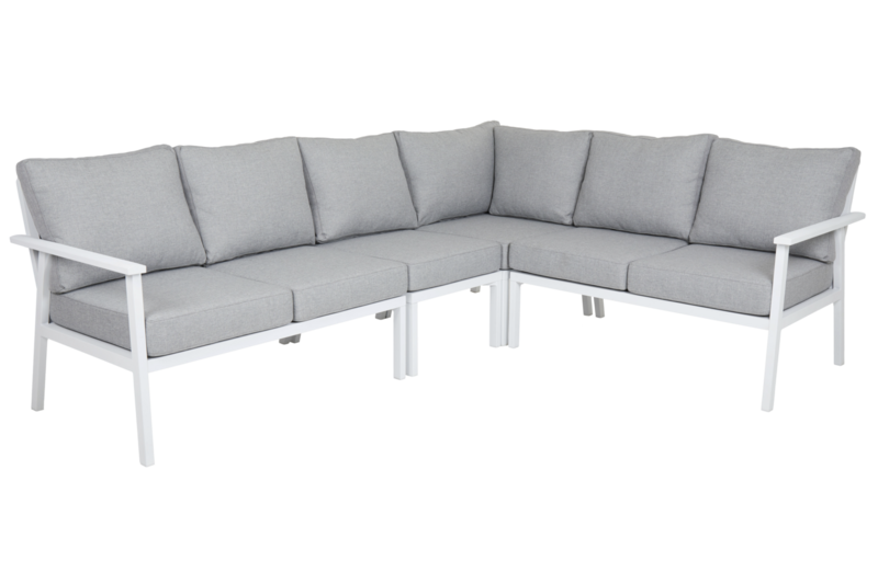 Samvaro hjørne White/Pearl grey