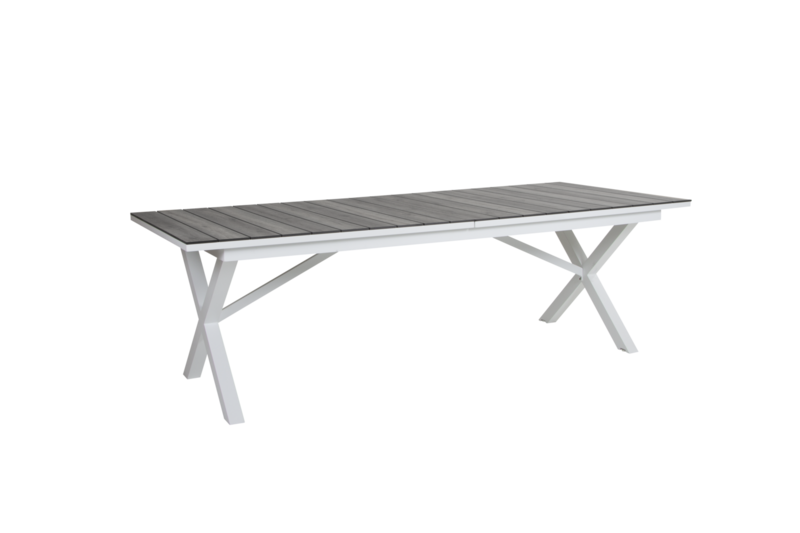 Hillmond spisebord White/Grey wood