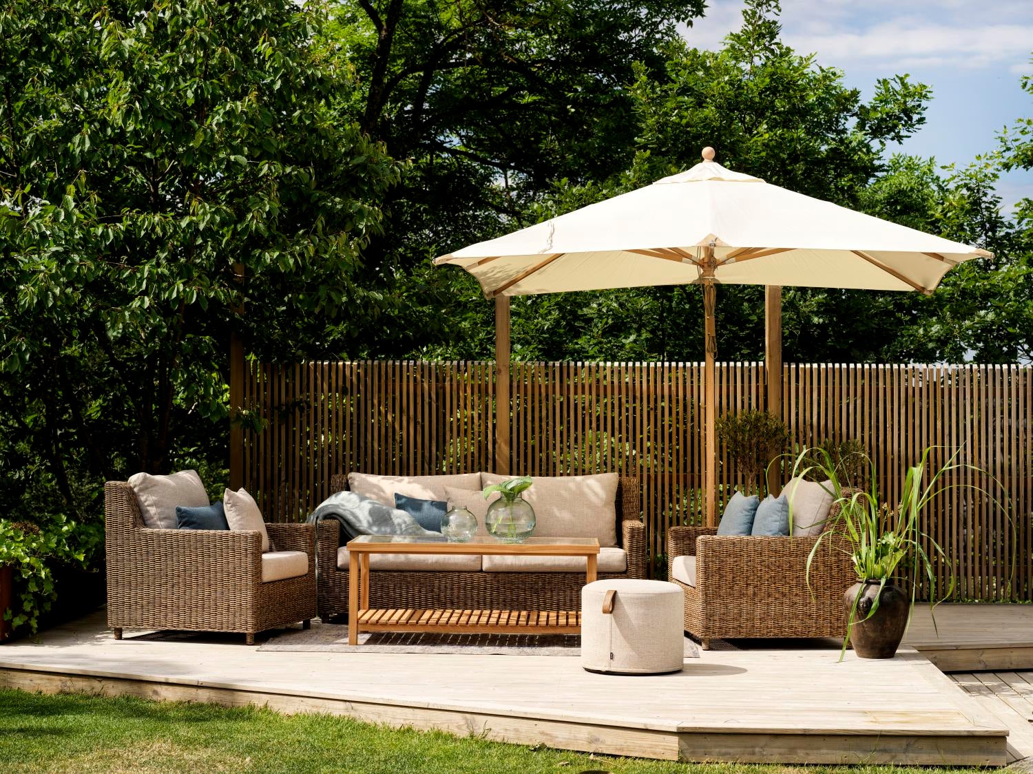 Sandkorn 2,5-seters sofa Natur/beige