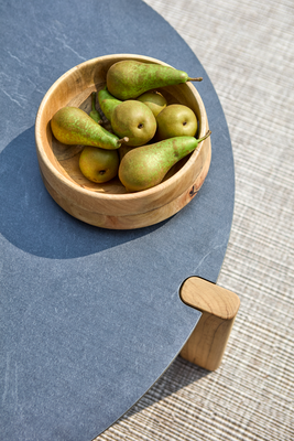 Domino sofabord Anthracite/Teak