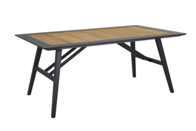 Chios spisebord Svart/teak