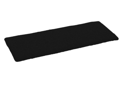 Frisk seat cushion Teddy Black