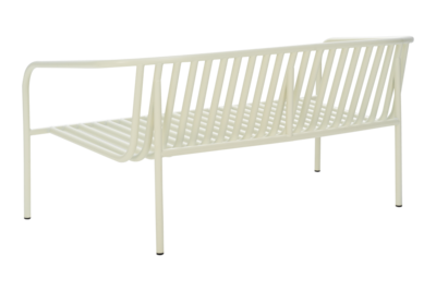 Bendt 2-seter sofa Pearl White/Teddy Orange