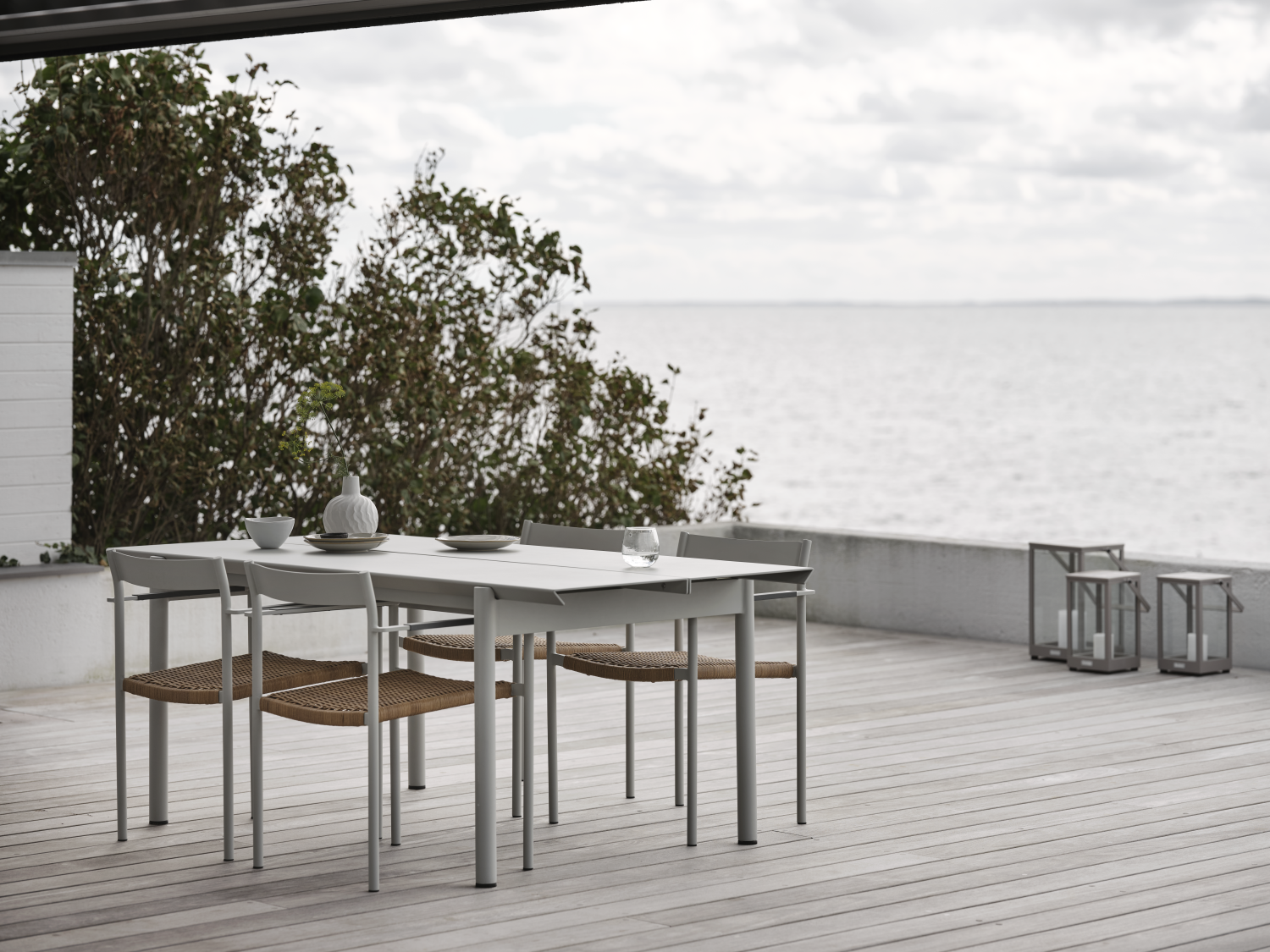 DK spisestol  Light Grey/Natur