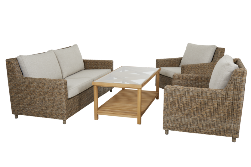 Sandkorn 2,5-seter sofa Natur/beige