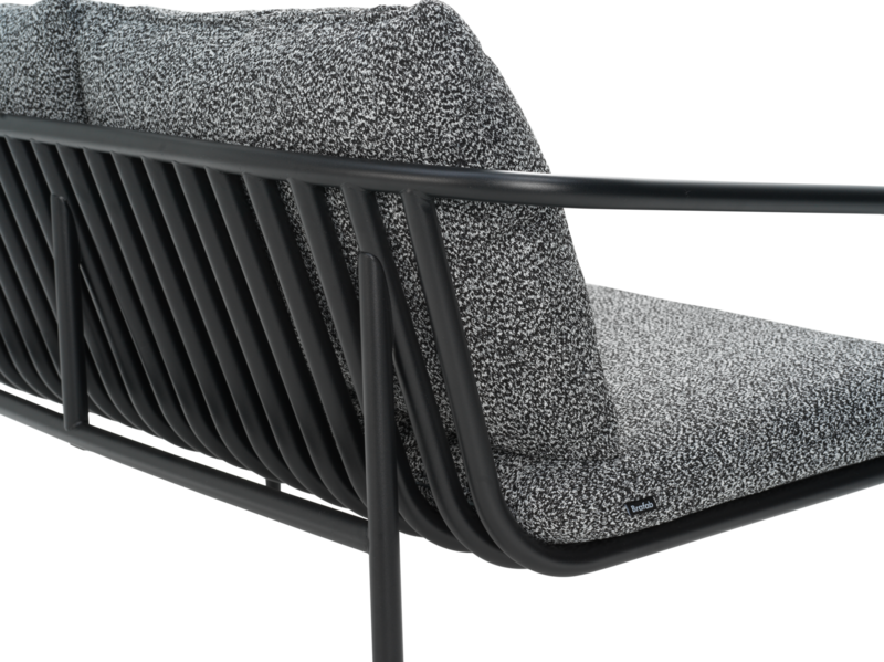 Bendt 2-seter sofa Svart/Teddy Ant