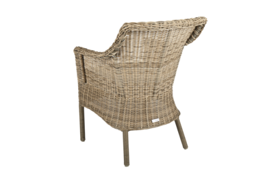 Lenora stol med armlener Rustic/Sand