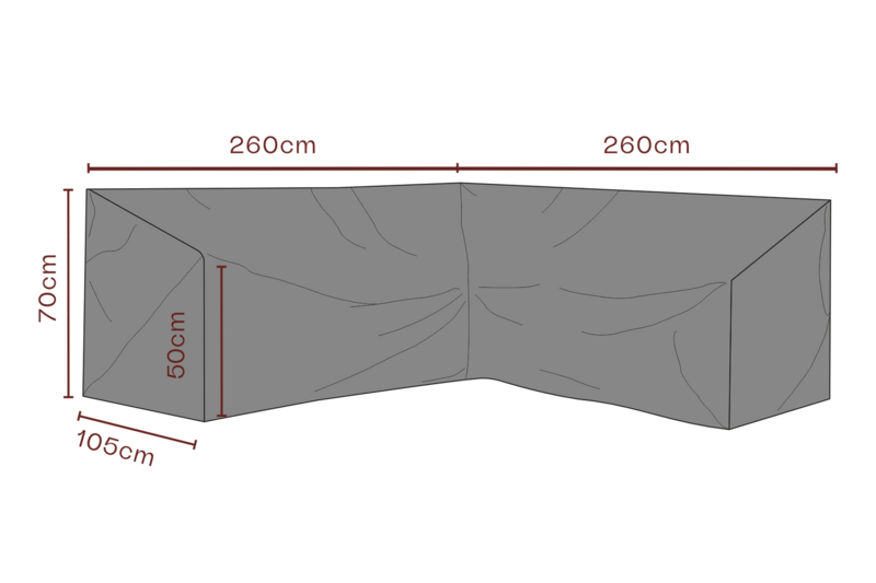 Møbeltrekk hjørnesofa Black-Waterproof