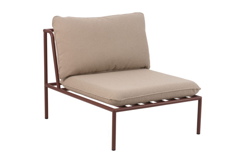 Collier midtdel Zin Red/Teddy Beige