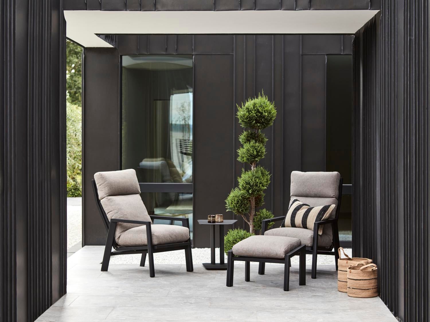 Slide position lenestol Black_Ash