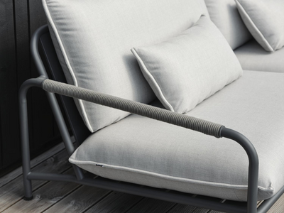 Lerberget 2,5-seter sofa Antracit/ash