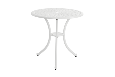 Arras cafébord Hvit