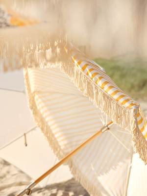 Gatsby parasoll Yellow Stripe