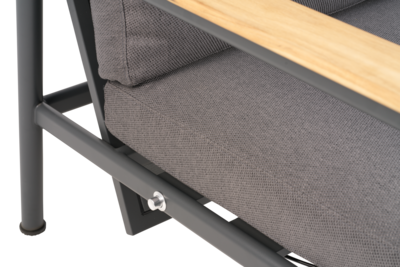 Gordon 3-seter sofa Antracit/Soft Dawn