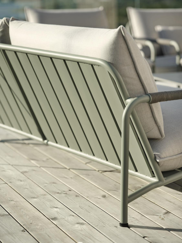 Lerberget 2,5-seter sofa Dusty Green/ash