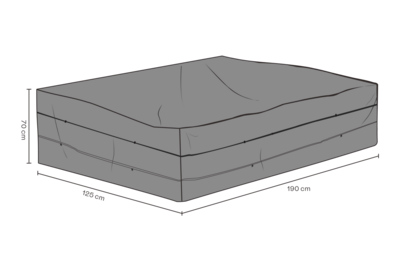 Møbeltrekk sofa Black-Waterproof