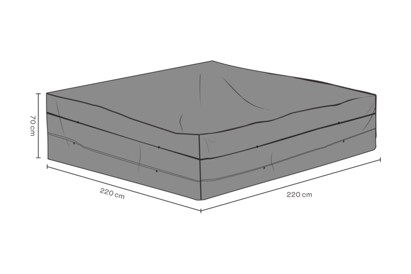 Møbeltrekk Sofa Black-Breathable