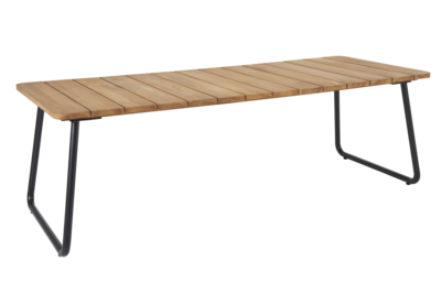 Nolli spisebord Svart/teak