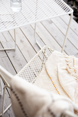 Haru cafébord Pearl white