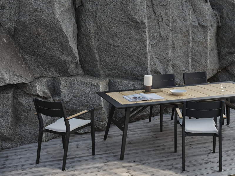Chios stol med armlener Black_Ash